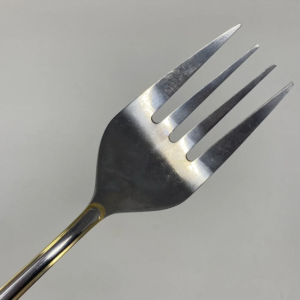 Hampton Silversmiths HSV198 Stainless 4-Tine Cold Meat Serving Fork 9